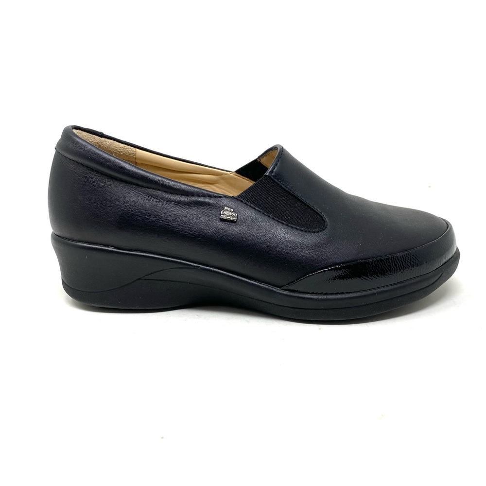 Finn Comfort Tallinn Clog Black UK 3.5 | Leather Slip-On Comfort Shoes NIB